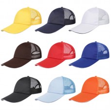 Unisex Hombre Trucker Hat Mesh Plain Baseball Cap Adjustable Flat Caps Simple Hats  eb-24046980